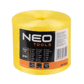 NEO TOOLS Polipropilén, PP, zsinór, 500m 49-933