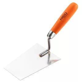   NEO TOOLS Kőműves kanál szögletes, berni, 140mm, fa markolat 50-141