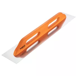   NEO TOOLS Acél simító, rozsdamentes, 680x128mm, fa markolat 50-196