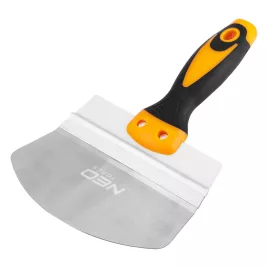   NEO TOOLS Glett kiszedő spakli, vödörspakli, ívelt 160mm 50-361