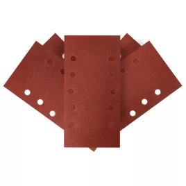   GRAPHITE Csiszolópapír tépőzáras 115 x 230mm, K120, lyukas, 5db 54H005