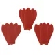 GRAPHITE Csiszolópapír deltacsiszolóhoz, tépőzáras 32 x 92mm, K60, K100, K180, 15db-os készlet 54H008
