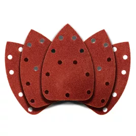   GRAPHITE Csiszolópapír deltacsiszolóhoz, tépőzáras, 11 lyukas 140 x 140 x 80mm, K60, 5db 54H010