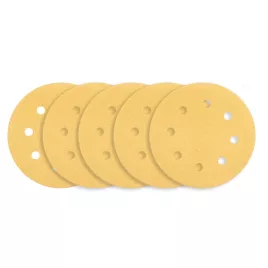   GRAPHITE Tépőzáras csiszolópapír 180mm, K80, 5db, 8 lyukakkal csiszológéphez 59G263 54H022