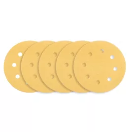   GRAPHITE Tépőzáras csiszolópapír 180mm, K80, 5db, 8 lyukakkal csiszológéphez 59G263 54H022