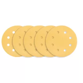   GRAPHITE Tépőzáras csiszolópapír 180mm, K120, 5db, 8 lyukakkal csiszológéphez 59G263 54H023