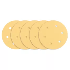   GRAPHITE Tépőzáras csiszolópapír 225mm, K120, 5db, 6 lyukakkal az 59G264, 59G265 csiszológéphez. 54H030