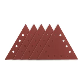   GRAPHITE Tépőzáras csiszolópapír K180, háromszög alakú 12 lyukakkal, 5db csiszológéphez 59G264 54H034