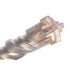 GRAPHITE Betonfúró SDS PLUS 14X400mm, S4 type, 4 élű, vasbetonhoz 54H128