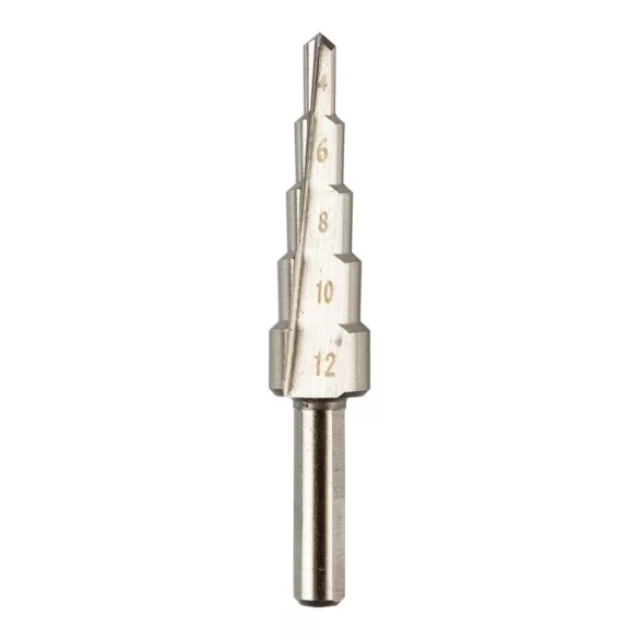 GRAPHITE Lépcsős fúró, HSS, 4-12mm 54T302