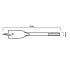 GRAPHITE Lapos marófúró, 1/4" hatszög szár, 12x152mm 54T501