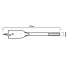 GRAPHITE Lapos marófúró, 1/4" hatszög szár, 34x152mm 54T512