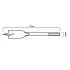 GRAPHITE Lapos marófúró, 1/4" hatszög szár, 38x152mm 54T514