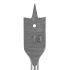 GRAPHITE Lapos marófúró készlet, 1/4" hatszög szár, 10,13,16,19,22,25mm 54T515