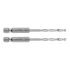 GRAPHITE Csigafúró, 1/4" hatszög szárral, HSS DIN 338, 3mm, 2db/cs 54T702