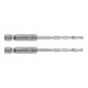 GRAPHITE Csigafúró, 1/4" hatszög szárral, HSS DIN 338, 3,2mm, 2db/cs 54T703