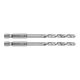 GRAPHITE Csigafúró, 1/4" hatszög szárral, HSS DIN 338, 5,5mm, 2db/cs 54T710