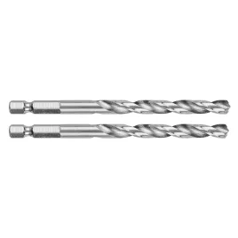   GRAPHITE Csigafúró, 1/4" hatszög szárral, HSS DIN 338, 6,5mm, 2db/cs 54T712