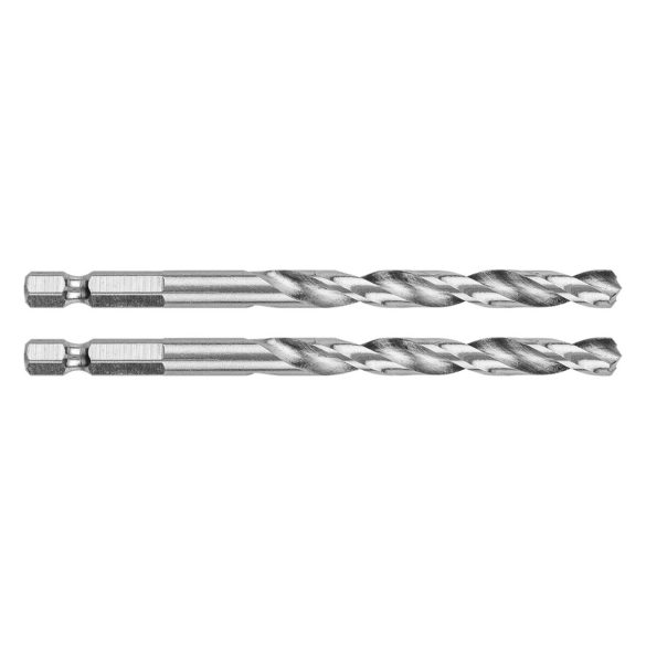GRAPHITE Csigafúró, 1/4" hatszög szárral, HSS DIN 338, 7mm, 2db/cs 54T713