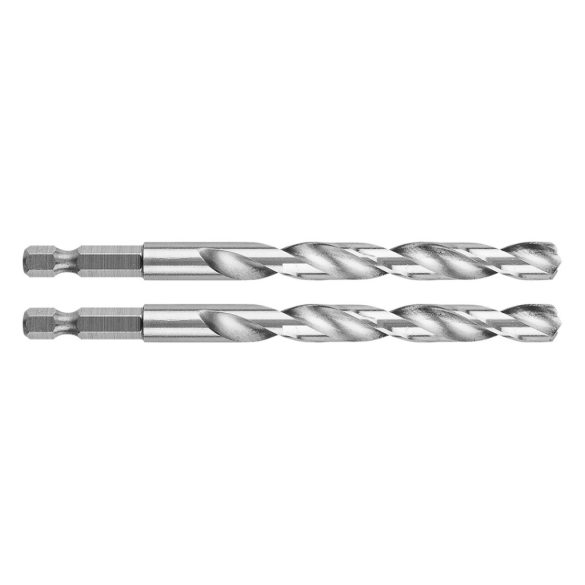 GRAPHITE Csigafúró, 1/4" hatszög szárral, HSS DIN 338, 7,5mm, 2db/cs 54T714