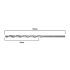 GRAPHITE Csigafúró HSS hosszú 3.0x100/66mm, DIN 340 54T993