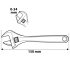 NEO TOOLS Állítható villáskulcs, csavarkulcs 150mm, 0-34mm 25 év garanciával 03-015