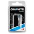 GRAPHITE Csapos csiszolókő 3x8mm, henger, szár 3.2mm, 3db 55H050