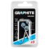 GRAPHITE Csapos csiszolókő 10mm, gömb, szár 3.2mm, 3db 55H059