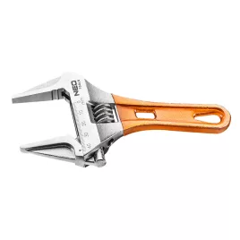   NEO TOOLS Állítható villáskulcs, csavarkulcs rövid, 156mm, 0-43mm 25 év garanciával 03-021