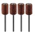 GRAPHITE Csiszolóhüvely 6.3mm, K60, K80, K120, K240, set 100db + szár 3.2mm, 2db 55H076