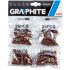 GRAPHITE Csiszolóhüvely 6.3mm, K60, K80, K120, K240, set 100db + szár 3.2mm, 2db 55H076