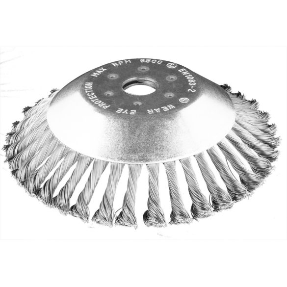 GRAPHITE Drótkorong, fazékkefe sodrott 200 x 25,4mm benzines kaszákhoz 55H101