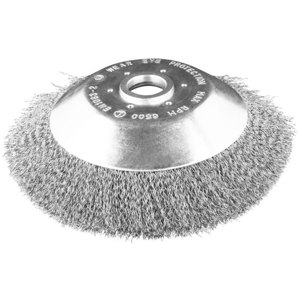 GRAPHITE Drótkorong, fazékkefe hullámos 200 x 25, 4mm benzines kaszákhoz 55H103