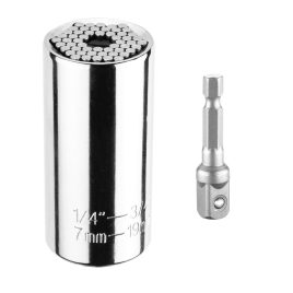   GRAPHITE Univerzális dugókulcs 7-19mm, 1/4" alumínium-3/4" alumínium 55H224