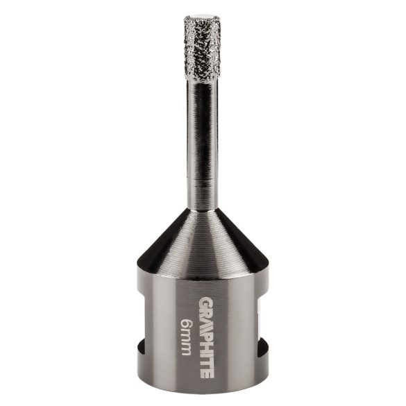 GRAPHITE Körkivágó, gyémántos 6mm x M14 55H300