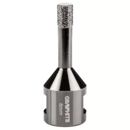 GRAPHITE Körkivágó, gyémántos 8mm x M14 55H301