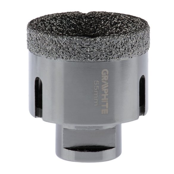 GRAPHITE Körkivágó, gyémántos 55mm x M14 55H313