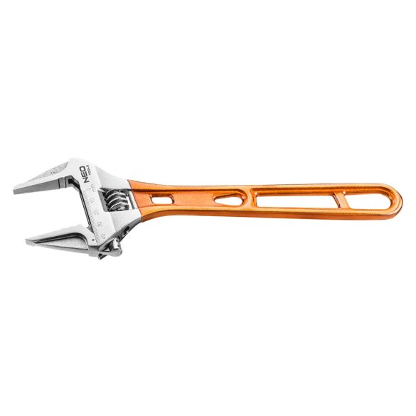 NEO TOOLS Állítható villáskulcs, csavarkulcs 256mm, 0-43mm 25 év garanciával 03-025