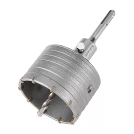   GRAPHITE Koronafúró, körkivágó, 85 mm, SDS Plus szárral és központfúróval 55H323