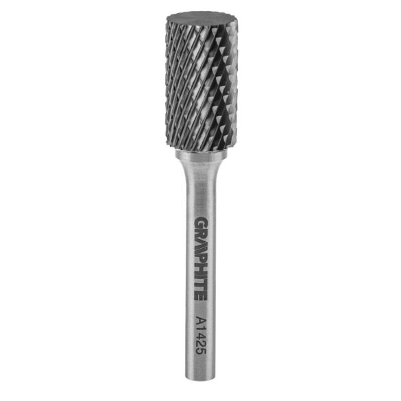 GRAPHITE Keményfém marófej, turbómaró, A, hengeres, 14x25mm, szár méret: 6x45mm 55H354
