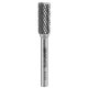 GRAPHITE Keményfém marófej, turbómaró, B, hengeres, frontélezéssel, 10x25mm, szár méret: 6x45mm 55H357