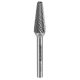 GRAPHITE Keményfém marófej, turbómaró, L, kúpos, 12x30mm, szár méret: 6x45mm 55H377