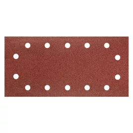   GRAPHITE Csiszolópapír, tépőzáras, 115x230mm, K80, lyukas, 5db 55H722