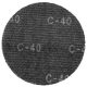 GRAPHITE Csiszolóháló 225mm, K40, 10db 55H743