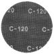 GRAPHITE Csiszolóháló 225mm, K120, 10db 55H745