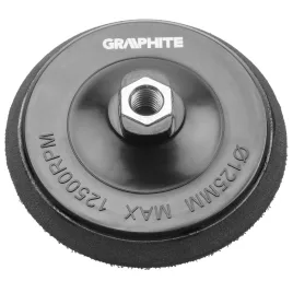   GRAPHITE Rugalmas csiszolótányér tépőzáras 125mm, M14 55H827