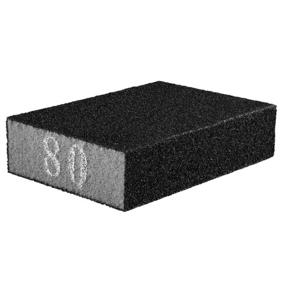 GRAPHITE Csiszolószivacs 70x25x100mm, K80 55H916