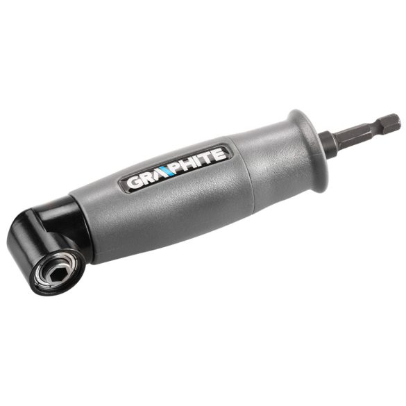 GRAPHITE Sarok adapter 90°, akkus fúrókhoz, 1/4” (6,35mm) Mágneses befogó, jobb és bal forgásirány 2 év garanciával 55H931