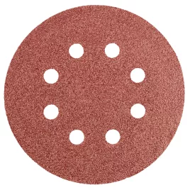   GRAPHITE Csiszolópapír, tépőzáras 125mm, K60, 8 lyukkal, 5db 55H940