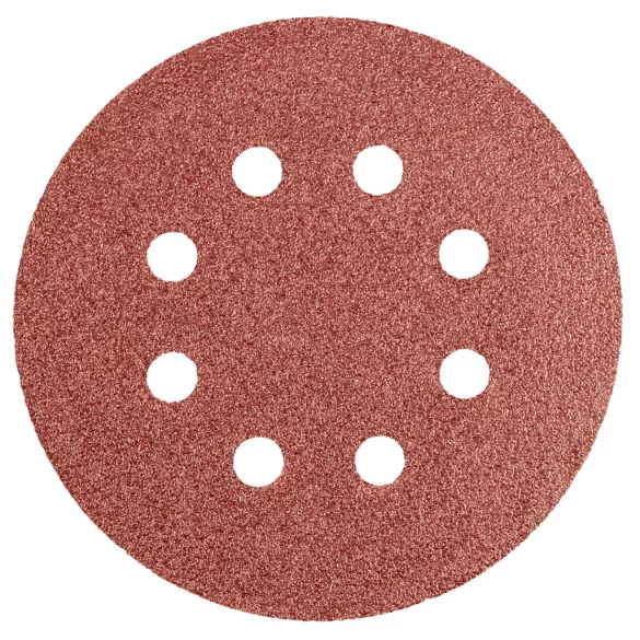 GRAPHITE Csiszolópapír, tépőzáras 125mm, K60, 8 lyukkal, 5db 55H940